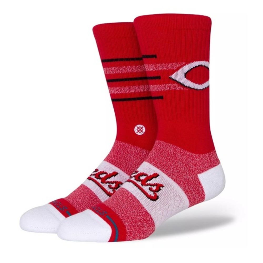 New Stance MLB Cincinnati‎ Reds 2024 Closer Crew Socks Casual Mens Large 9-13 - Picture 6 of 6